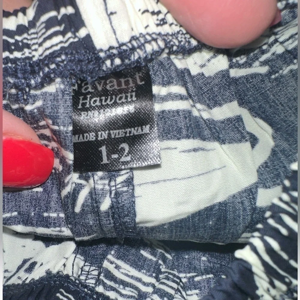 ⭐️NWT⭐️ Boy's Cabana Hawaiian Shirt and Short Set. Size 1-2( 18-24m)